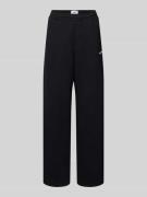 JJXX High Waist Sweatpants mit elastischem Bund und Logo in Black, Grö...