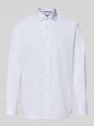 ETERNA Regular Fit Businesshemd aus Uni Solid in Weiss, Größe 39