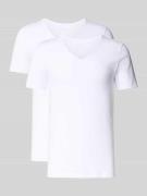 Christian Berg Men T-Shirt mit geripptem Rundhalsausschnitt im 2er-Pac...