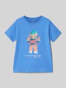 Polo Ralph Lauren Kids T-Shirt mit Polo Bear Print in Blau, Größe L