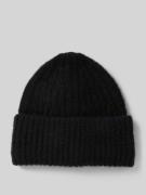American Vintage Strickmütze mit Alpaka-Anteil Modell 'EAST' in Black,...