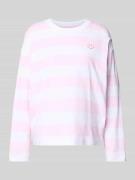 Mey Pyjama-Oberteil mit Motiv-Print in Rosa, Größe L