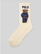 Polo Ralph Lauren Socken mit Motiv in Beige, Größe 36-41