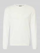 CINQUE Longsleeve mit gerippten Abschlüssen Modell 'BADI' in Offwhite,...