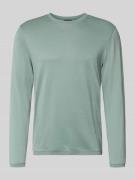 CINQUE Longsleeve mit gerippten Abschlüssen Modell 'BADI' in Hellgruen...