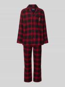 Polo Ralph Lauren Underwear Pyjama mit Stitching als Geschenkset in Ro...