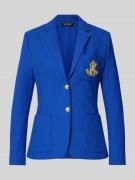 Lauren Ralph Lauren Blazer mit Reverskragen in Blau, Größe L