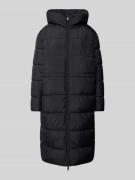 Jake*s Casual Steppmantel mit Kapuze in Black, Größe 40