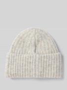 American Vintage Strickmütze mit breitem Bund Modell 'EAST' in Hellgra...