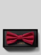 Monti Fliege aus reiner Seide in Rot, Größe 1