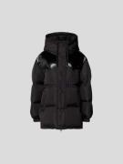 Stand Studio Daunenjacke mit Eingrifftaschen in Black, Größe 40