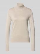 Christian Berg Woman Slim Fit Rollkragenpullover mit gerippten Abschlü...