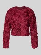 Zero Blazer mit Rundhalsausschnitt in Rot, Größe 34