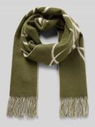 Tommy Hilfiger Schal aus reiner Wolle in Oliv, Größe 1