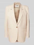 Bash Blazer aus Viskose-Leinen-MixModell 'POY' in Beige, Größe 38