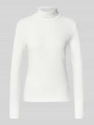 Tom Tailor Denim Slim Fit Turtleneck mit Viskose-Anteil in Offwhite, G...