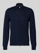 BOSS Cardigan mit Label-Detail Modell 'Balonso' in Dunkelblau, Größe X...