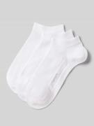camano Sneakersocken mit Label-Detail im 3er-Pack in Weiss, Größe 35-3...