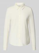 Marc O'Polo Hemdbluse aus Viskose-Mix mit Umlegekragen in Offwhite, Gr...