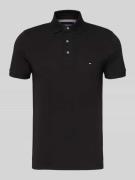 Tommy Hilfiger Slim Fit Poloshirt mit Stretch-Anteil in Black, Größe X...