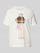 s.Oliver RED LABEL Regular Fit T-Shirt aus reiner Baumwolle in Weiss, ...