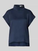 Drykorn Blusenshirt mit Stehkragen Modell 'ALARIA' in Marine, Größe 34