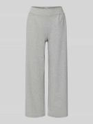 ICHI Stoffhose mit Eingrifftaschen in Hellgrau, Größe XS