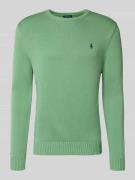 Polo Ralph Lauren Strickpullover mit gerippten Abschlüssen in Grass, G...