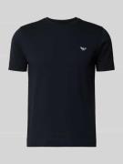 Emporio Armani T-Shirt mit Label-Stitching und Rundhalsausschnitt in M...
