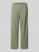 KARL KANI Sweatpants mit Label-Detail und elastischem Bund in Oliv, Gr...