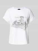 monari T-Shirt mit Motiv-Print in Offwhite, Größe 40