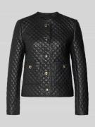 JOOP! Regular Fit Lederjacke in Stepp-Optik Modell 'Louise' in Black, ...