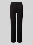 STEHMANN Stoffhose mit Bundfalten Modell 'INA' in Black, Größe 34