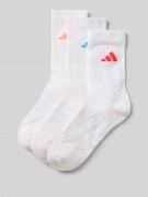 adidas Sportswear Socken mit Label-Print im 3er-Pack in Weiss, Größe 3...
