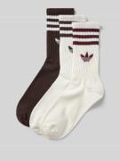 adidas Originals Socken mit Label-Print im 3er-Pack in Mittelbraun, Gr...