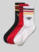 adidas Originals Socken mit Label-Print im 3er-Pack in Bordeaux, Größe...