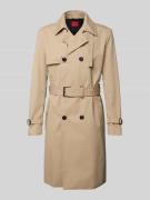 HUGO Regular Fit Trenchcoat mit Gun Flap Modell 'MALUKS2511' in Beige,...