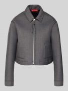 MAX&Co. Relaxed Fit Jacke mit Woll-Anteil Modell 'DISCHI' in Mittelgra...