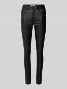 Only Skinny Fit Jeans aus Viskose-Mix Modell 'ROYAL' in Black, Größe L...