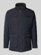 bugatti Steppjacke mit Stehkragen in Marine, Größe 27