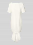 YAS Cocktailkleid mit Knotendetail Modell 'SALLY' in Offwhite, Größe 3...