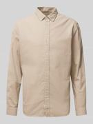 MCNEAL Freizeithemd mit Button-Down-Kragen in Kitt, Größe XXL