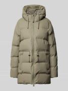 RAINS Steppjacke mit Eingrifftaschen Modell 'Alta Long' in Schilf, Grö...