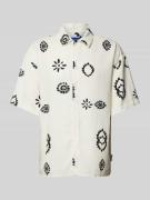 Jack & Jones Regular Fit Freizeithemd aus Leinen-Viskose-Mix Modell 'N...