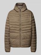 Jack & Jones Steppjacke mit Kapuze Modell 'ESTATE' in Taupe, Größe XL