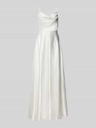 Luxuar Brautkleid mit Wasserfall-Ausschnitt in Offwhite, Größe 34