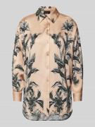 miss goodlife Bluse mit Allover-Print in Sand, Größe S