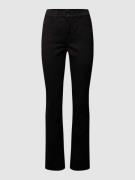 MAC Straight Fit Jeans mit Label-Patch Modell 'Angela' in Black, Größe...