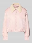 Luisa Cerano Daunenjacke mit Eingrifftaschen in Pink, Größe 34