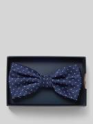 Willen Fliege aus reiner Seide mit verstellbarer Kragenweite in Marine...